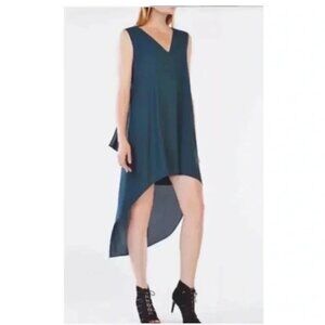 BCBG MazAzriaShana Asymmetrical Green High low dressMedium